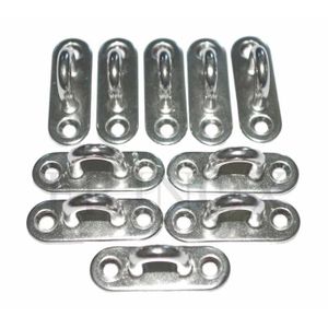 Pontet sur platine 50x60mm lot de 5 inox 316