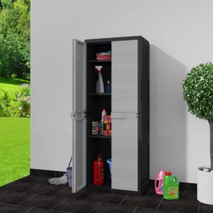 Festnight Armoire De Jardin Avec 1 Etageres Remise Pour Outils
