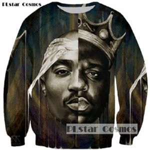 SWEATSHIRT pull à capuche,PLstar Cosmos 2pac Tupac Shakur Roc