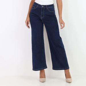 Jean blanc taille haute Cdiscount
