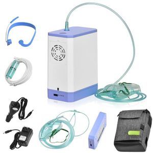 CARTOUCHE DE GAZ Concentrateur d'Oxygène Portable 3L, Machine À Générateur D'Oxygène Avec Canule Nasale Ménage