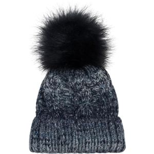 Bonnet double pompon femme clearance