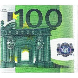 PORTEFEUILLE Scratch Wallet, Portefeuille De Billets De 100 Eur