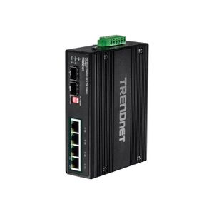 SWITCH - HUB ETHERNET  TRENDNET Commutateur Ethernet TI-UPG62 4 Ports - 2 Couches supportées - Modulaire - Paire torsadée