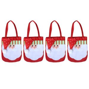 Vert Rouge 3pcs Sac de Cadeaux Réutilisable de Noël 70 x 50cm Sac Grande Taille de Noël en Toile Noël Sac de Toile Sac pour Cadeau Noël Tissu Grand Format Pochette- Naturel 