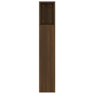 TÊTE DE LIT Armoire de tête de lit - YOSOO - Chêne marron - 160 cm - Contemporain - Design