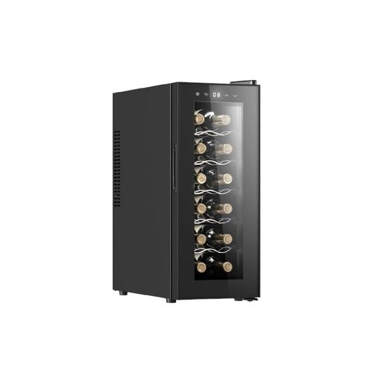 Cave à Vin Rétro Cecotec 24 Bouteilles - Beige - NoFrost - 5-20°C - Éclairage LED - Clayettes Bois