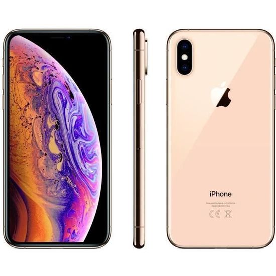 APPLE Iphone Xs 64Go Or - Reconditionné - Excellent état