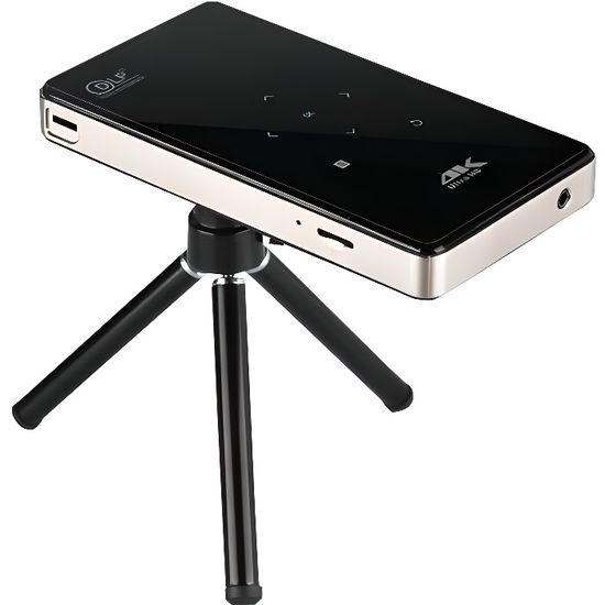 Vidéoprojecteur DLP Portable 4K 1080P Wifi Android Full HD HDMI AV 3D Cinéma Maison - P09