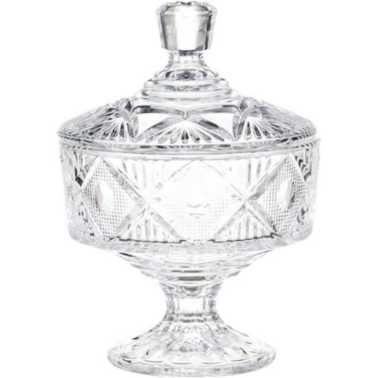 Bocaux En Verre Vintage 650 Ml Avec Couvercles - Parfaits Pour Bonbons, Biscuits, Rangement Cuisine Ou Déco