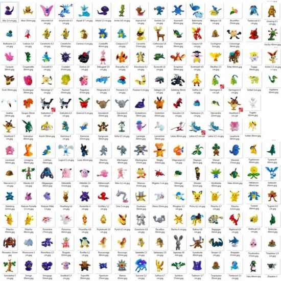 Lot de 20 figurines Pokemon 3-5cm - Cdiscount Jeux - Jouets