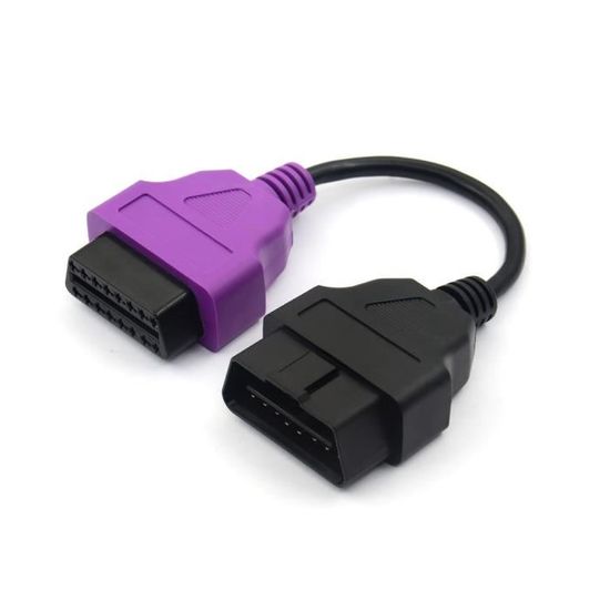 Kit Câble OBD2 Fiatecuscan 3 Pièces - Adaptateur Diagnostic Fiat - Neuf Générique