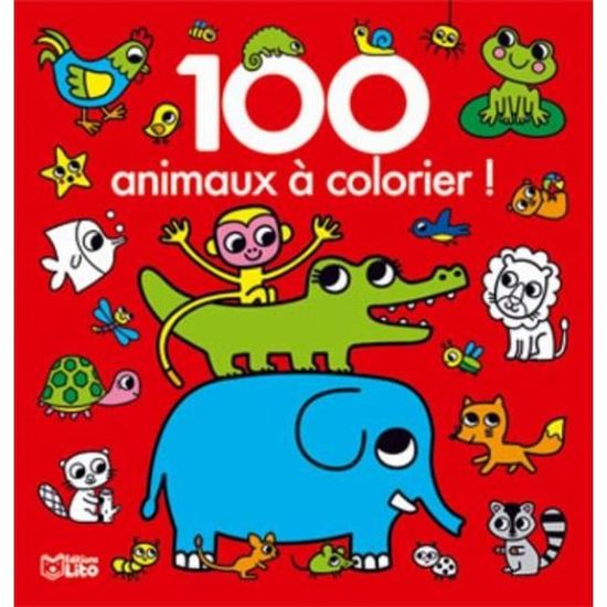100 animaux à colorier !