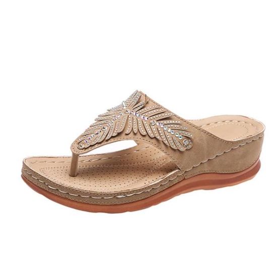 Fulidngzg Chaussures orthopédiques pour femme - Sandales orthopédiques