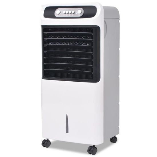 Refroidisseur d'air-Climatiseur mobile portables umidificateur cooling ventilateur mobile 80 W 12 L 496 m3 - h