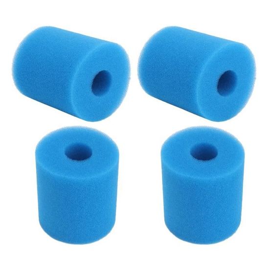 4 éponges Filtrantes Lavables Pour Piscine/spa - Type H, 4" Externe, 3.5" Interne - 2
