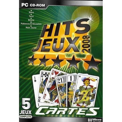 Hits Jeux 2008 Cartes / Jeu PC Cd-Rom