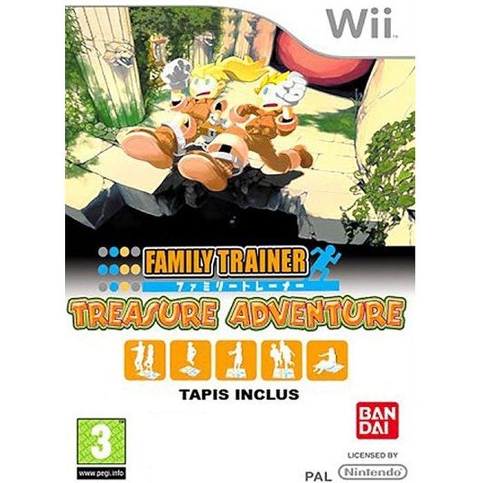 Atari Family Trainer Treasure Adventure / Jeu Console Wi