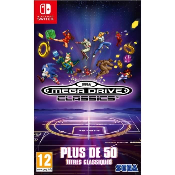 SEGA MEGA DRIVE Classics Jeux Switch