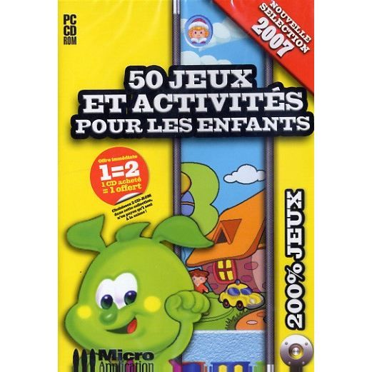 Micro Application 50 Jeux Et Activites Pour Les Enfants / PC Cd-Rom