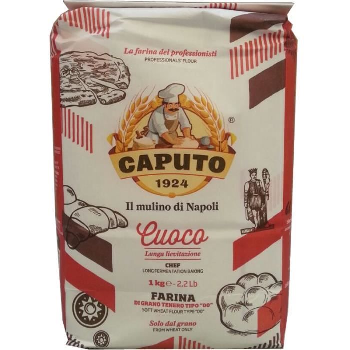 Farine Caputo rouge -00- Pizza Chef kg 1 - Paquet 10 Pièces