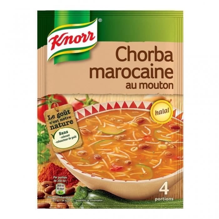 Knorr Chorba Marocaine au Mouton 100g (lot de 6)