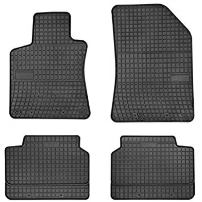 tapis de voiture - sur mesure pour 308 (2013-2020) - 4 pièces - tapis de sol antidérapant pour automobile - souple - 100% caoutchouc