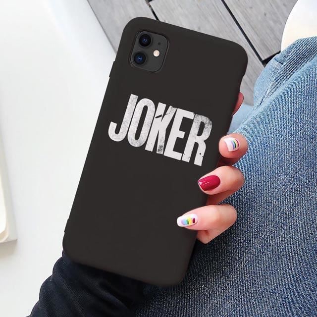 Noir 2019 Joker Joaquin Phoenix film caoutchouc souple en polyuréthane thermoplastique housse de téléphone pour iPho-YSSJKA147662
