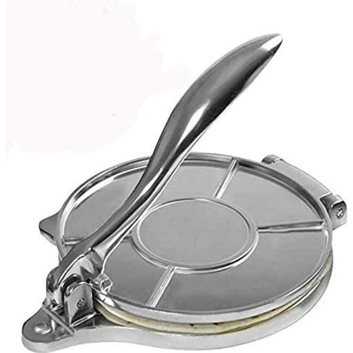 Machine De Presse À Pâte De Maïs Pliable en Aluminium De 8 Pouces pour Fabricant De Tortillas, Faire des Chapati De Style Indien