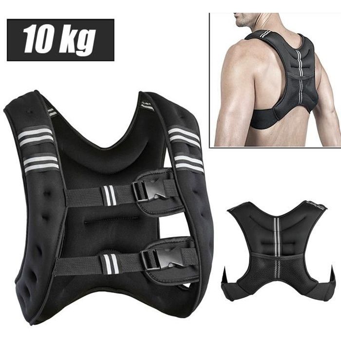 Gilet lesté Gilet de course Taille unique Liberté de mouvement optimale