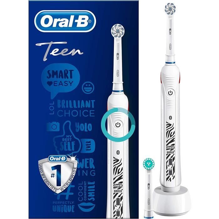 Oral-B TEEN White Brosse à Dents Électrique Rechargeable par Braun