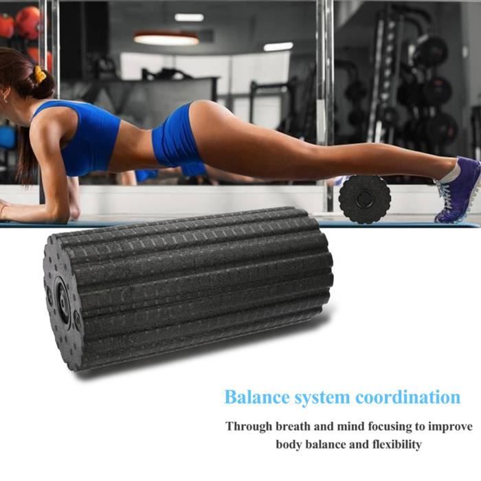 Fdit Outil de massage Outil de Massage de soulagement de la douleur musculaire de l'athlète Rouleau de mousse vibrant Triggerpoint