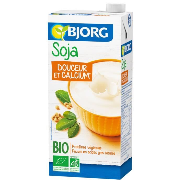 Soja douceur et calcium 1 l Bjorg