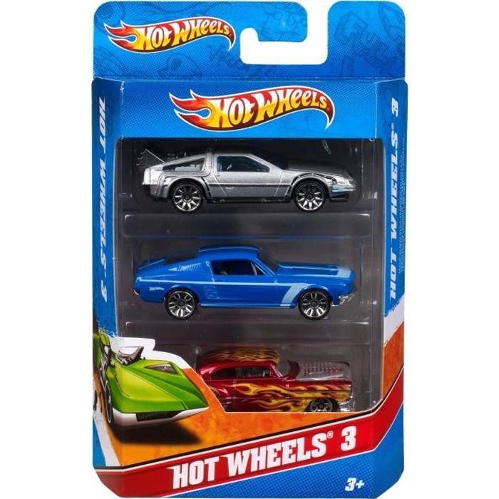 HOT WHEELS Coffret de 3 voitures (modèle aléatoire)