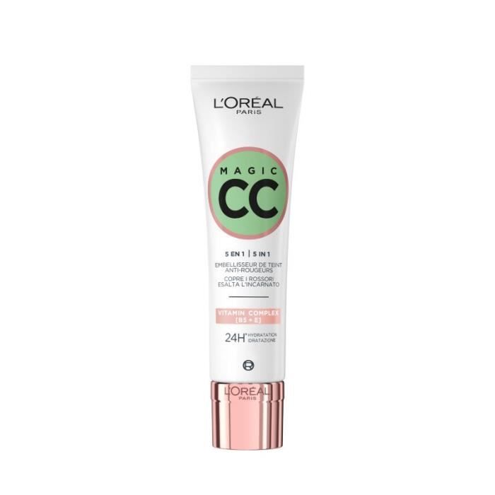 L'OREAL PARIS CC Crème C'est Magic Embellisseur de Teint Anti-Rougeurs
