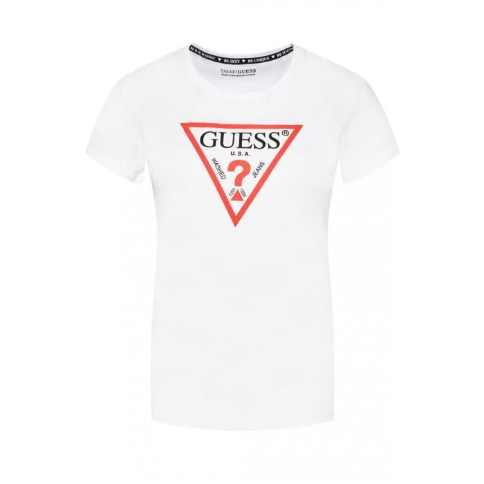 Tee shirt coton bio iconique - Guess jeans - Femme
