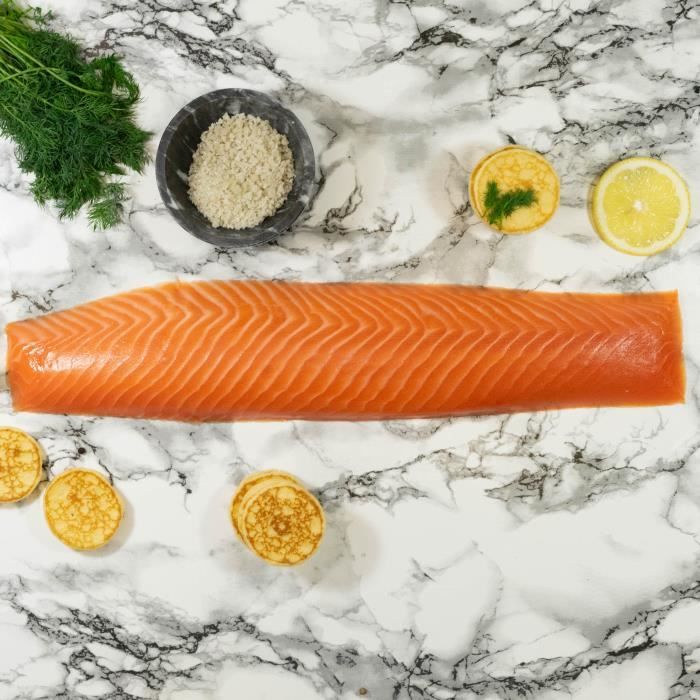 Filet royal de saumon fumé - 600g - Ecosse