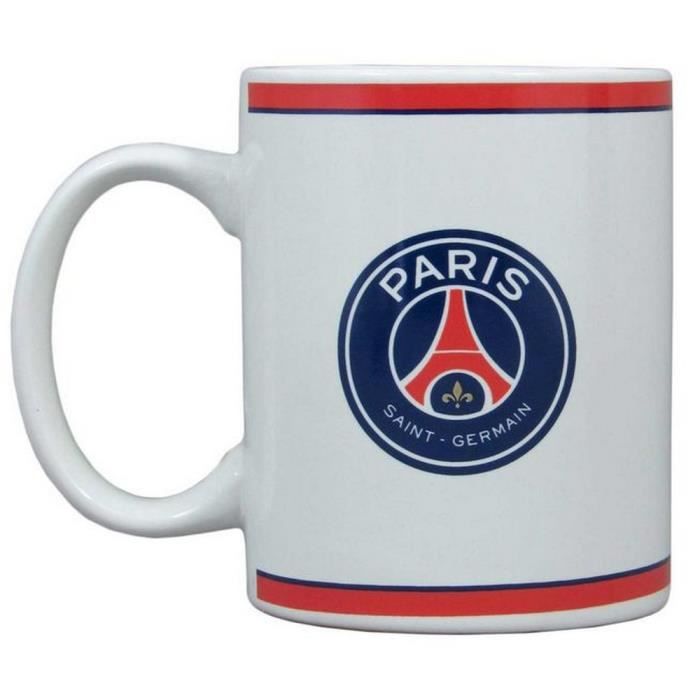 Mug en Grès Blanc Paris Saint-Germain PSG