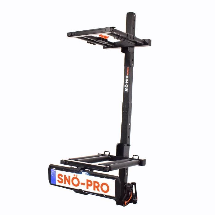 Porte-skis snowboard sur attellage