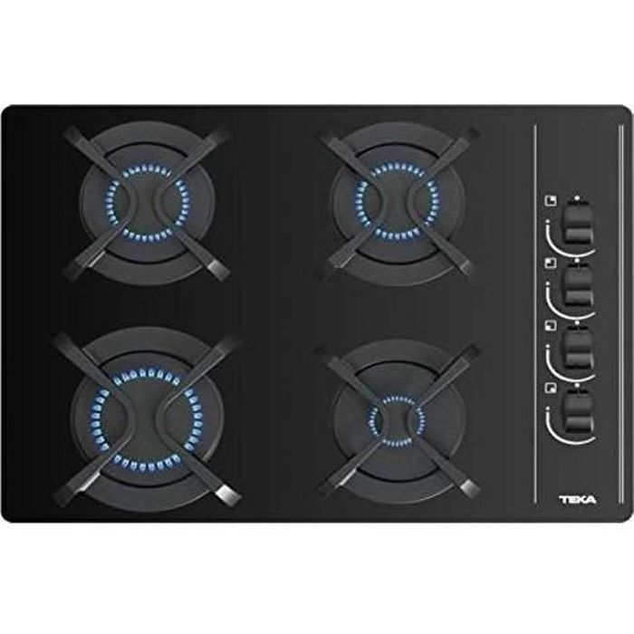 Art de la table - Plaque au gaz Teka GBC64003KBN 60 cm 4 Feux à gaz