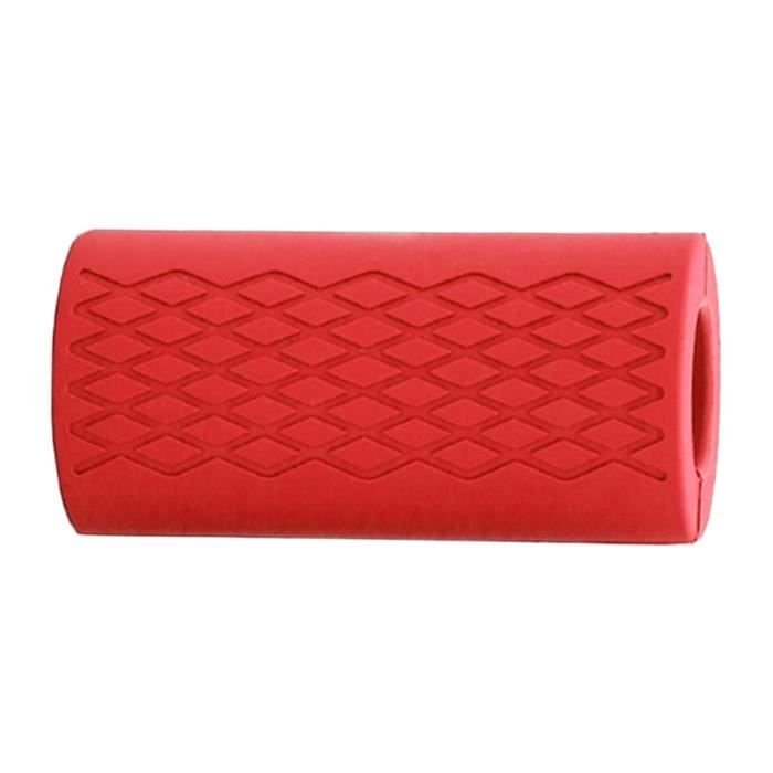 Poignées En Silicone pour Haltères et Haltères 2Pieces Rouge Noir