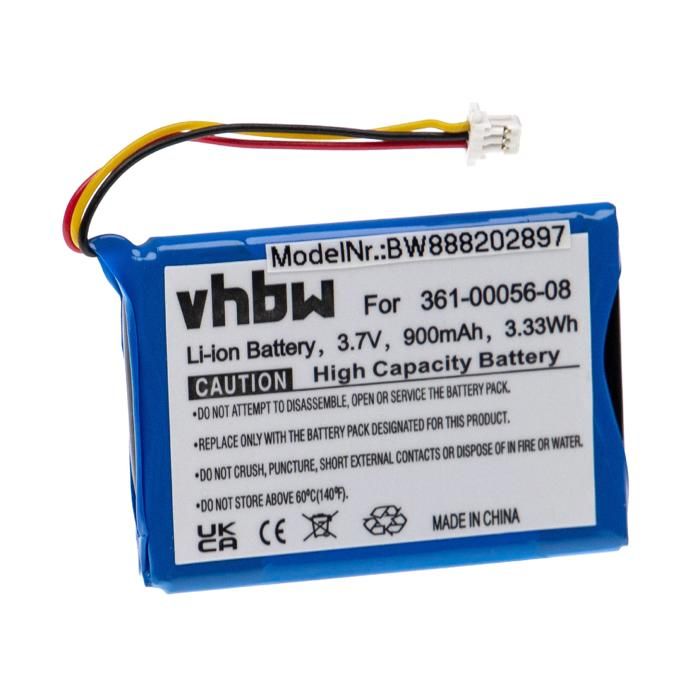 vhbw Batterie compatible avec Garmin Drive 50, 51 appareil GPS de navigation (900mAh, 3,7V, Li-ion)