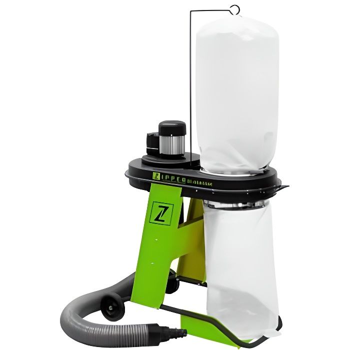 Aspirateur à copeaux de bois 65 litres électrique 550 W 230 V - ZI-ASA550E - Zipper