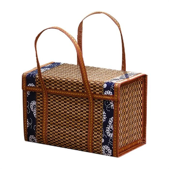 PLASTIQUE PANIER DE Fruits Tissé Paniers Rangement Osier Corbeille Rotin EUR 10,82 - FR