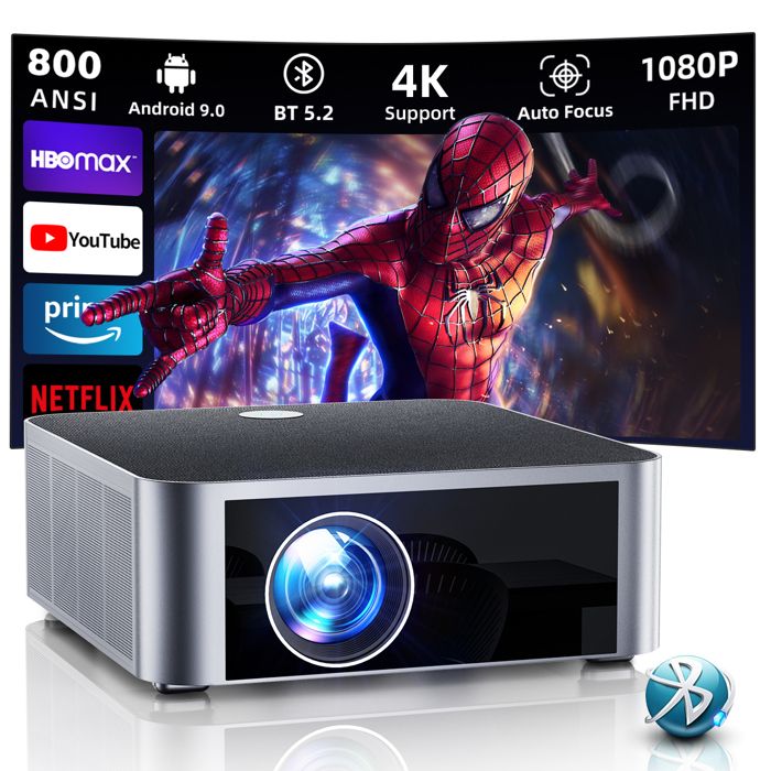 Proiettore 4K VOPLLS Con Netflix Ufficiale - WiFi 6, Auto Focus, Dolby Audio Per Home Cinema - Foto 6
