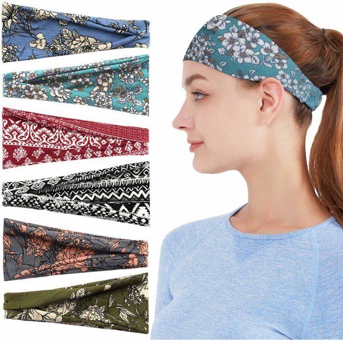 Bandeau Large Torsadé de Coloris Uni - Casquettes Bonnets