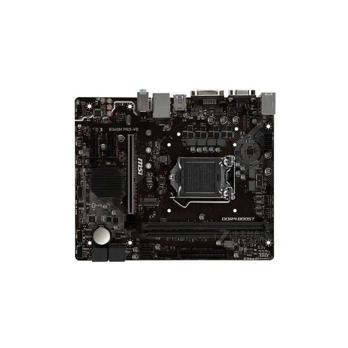 Carte mère MSI B360M PRO-VD Intel B360 LGA 1151 2xDDR4 SDRAM 32 Go Micro ATX - Msi