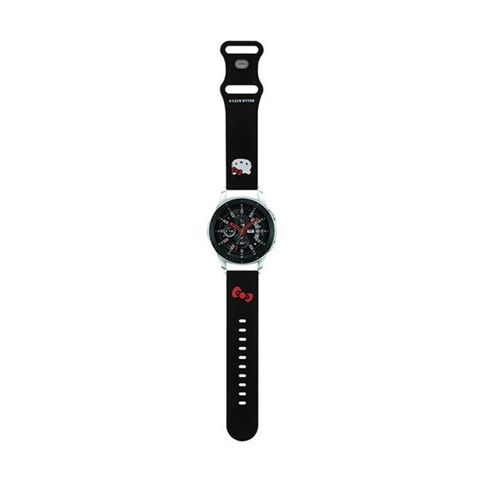 Hello Kitty Silicone Kitty Head Bracelet universel pour montre connectée 22 mm