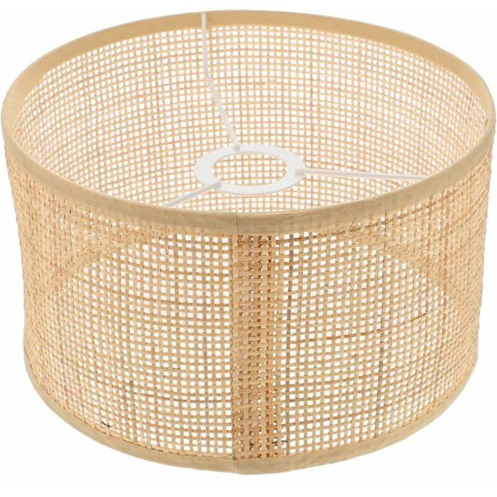 Abat-jour Tambour En Toile De Jute Pour Lustres, Lampadaires Et Lampes