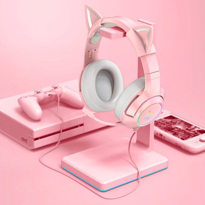 Casque de jeu ONIKUMA K9 Filaire Microphone avec oreilles de chat - vue 2